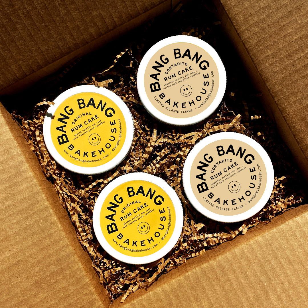 Rum Cake Jars - 4 Pack