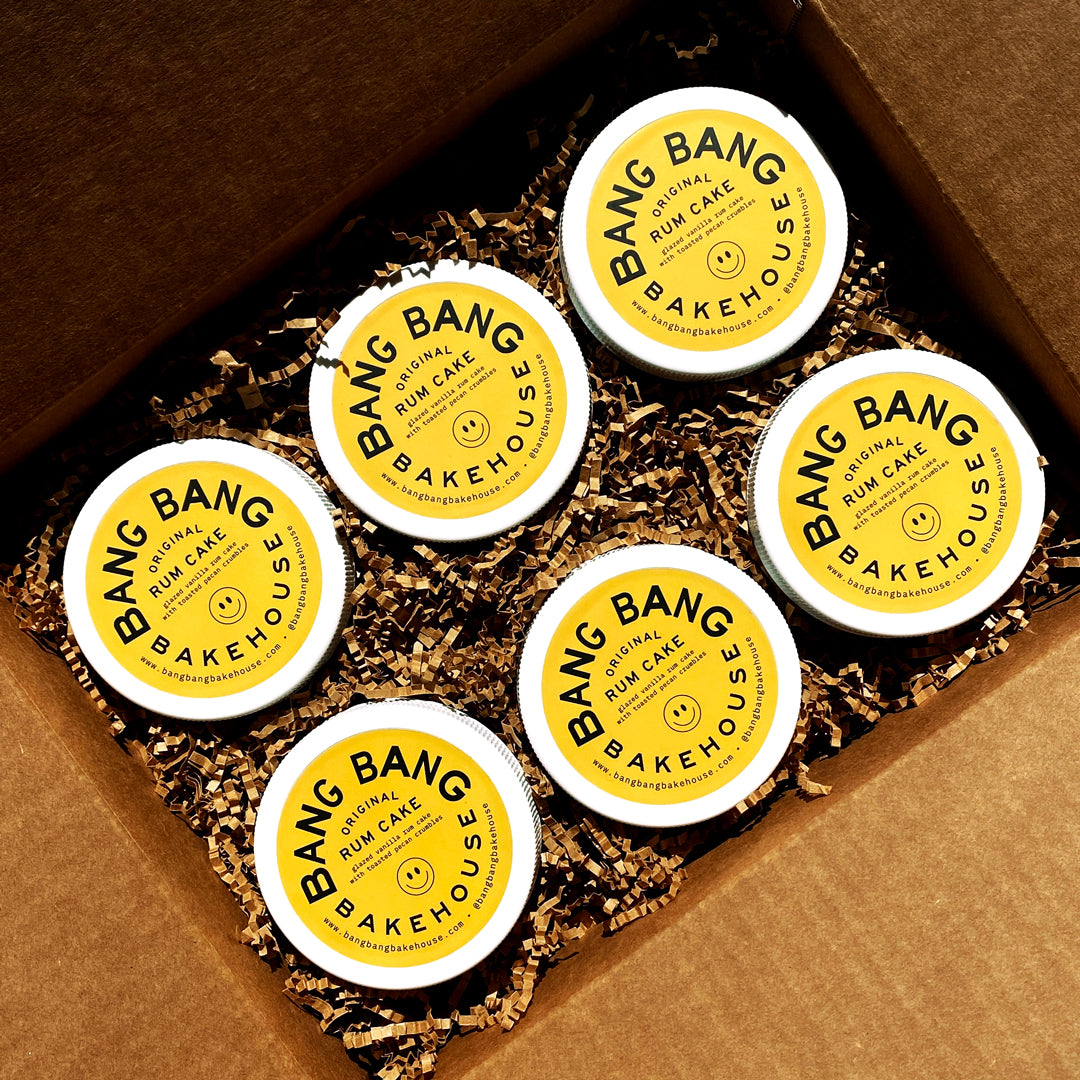 Original Rum Cake Jars - 6 Pack